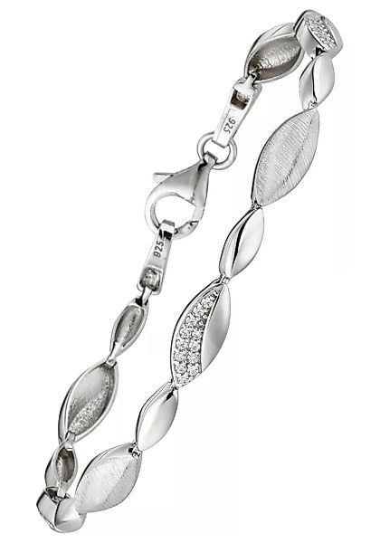 JOBO Armband, 925 Silber mit 36 Zirkonia 19 cm günstig online kaufen