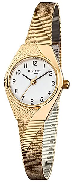 Regent Quarzuhr Regent Damen-Armbanduhr gold Analog günstig online kaufen