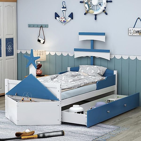 Yemaster Kinderbett Kinderbett aus Holz in günstig online kaufen