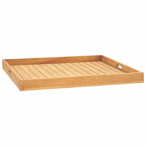 Vidaxl Serviertablett 80x80 Cm Massivholz Teak günstig online kaufen