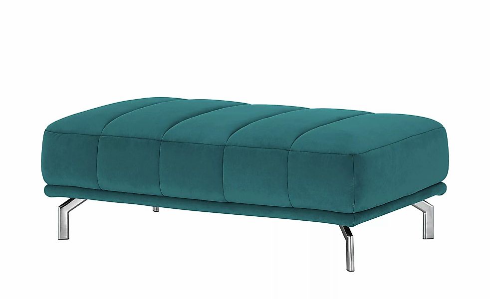 Lounge Collection XXL-Hocker  Sarina ¦ türkis/petrol ¦ Maße (cm): B: 127 H: günstig online kaufen
