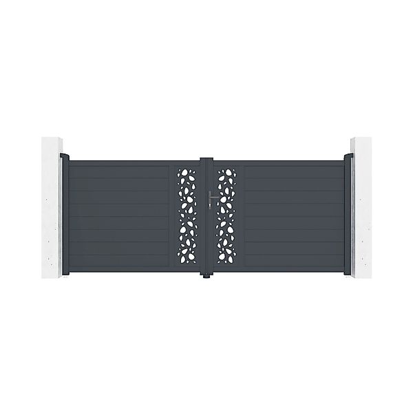 Casanoov Flügeltor Elektrisch Sunny 350x140cm & Drehtorantrieb Bunker B500 günstig online kaufen