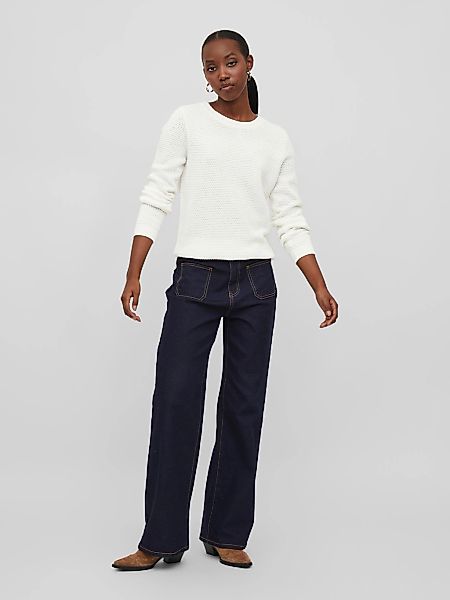 Vila Rundhalspullover VIDALO O-NECK L/S KNIT günstig online kaufen