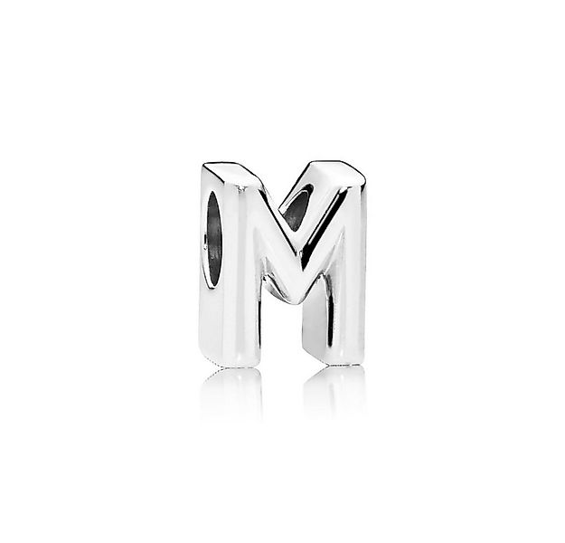 Pandora Bead 797467 Charm Buchstabe Letter M Silber günstig online kaufen