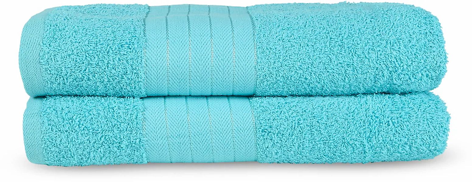 good morning Badetuch "Uni Towels" Baumwolle, Walkfrottee, Bordüre, 500 GSM günstig online kaufen