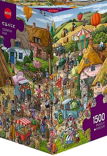 HEYE Puzzle Country Fair, Tanck, 1500 Puzzleteile, Made in Europe günstig online kaufen