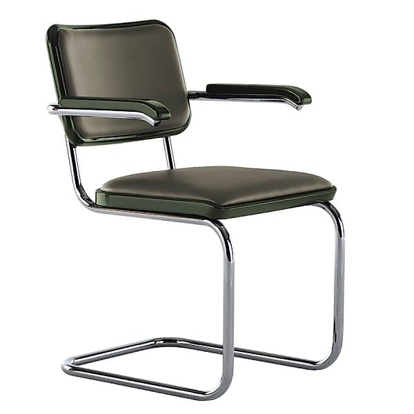 JS. THONET S 64 P SERIOUS 03 | Buche grün Hochglanzlack | Stahlrohr-Freisch günstig online kaufen