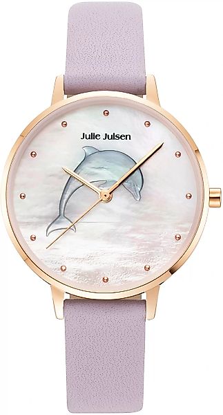 Julie Julsen Quarzuhr "Dolphin Lilac, JJW1008RGL-01", Delfin, Delphin günstig online kaufen