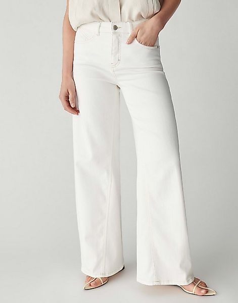 OPUS PANTS Palazzohose Melly gloom aus weichem Candiani Denim Mid Rise Form günstig online kaufen