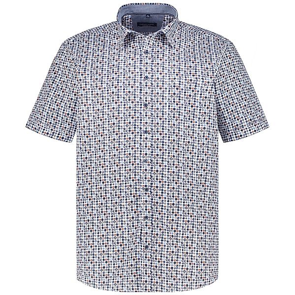 CASA MODA Freizeithemd mit Allover-Print Farbe grau Größe: 7XL günstig online kaufen