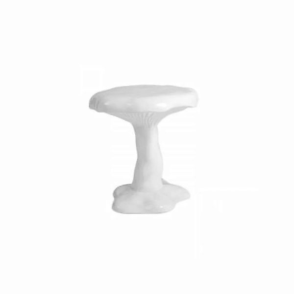 Hocker Amanita plastikmaterial weiß / Glasfaser - Ø 44 x H 41 cm - Seletti günstig online kaufen