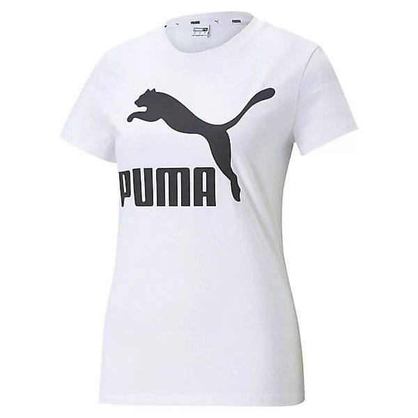 Puma Select Classics Logo Kurzärmeliges T-shirt S Puma White günstig online kaufen