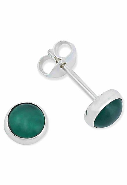 mantraroma Paar Ohrstecker SAMA rund klein aus 925 Silber mit Regenbogen Mo günstig online kaufen