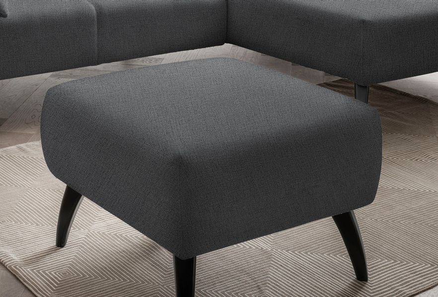 INOSIGN Polsterhocker "Colori" Holzfußfarbe wählbar, verschiedene Stoffe, h günstig online kaufen