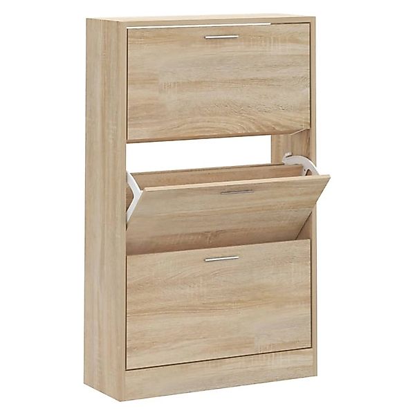 vidaXL Schuhschrank Sonoma-Eiche 63x24x103 cm Holzwerkstoff 342551 günstig online kaufen
