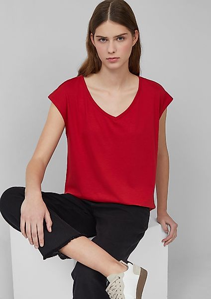 s.Oliver Shirttop Ärmelloses Relaxed-Fit-Shirt mit Cut-out günstig online kaufen