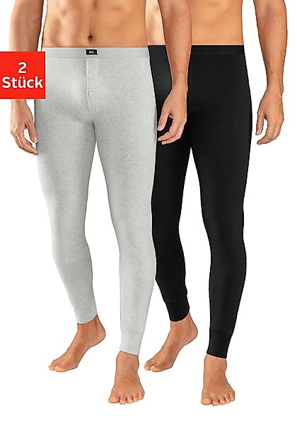 H.I.S Lange Unterhose, (Packung, 2 St.), mit Bündchen am Bein günstig online kaufen