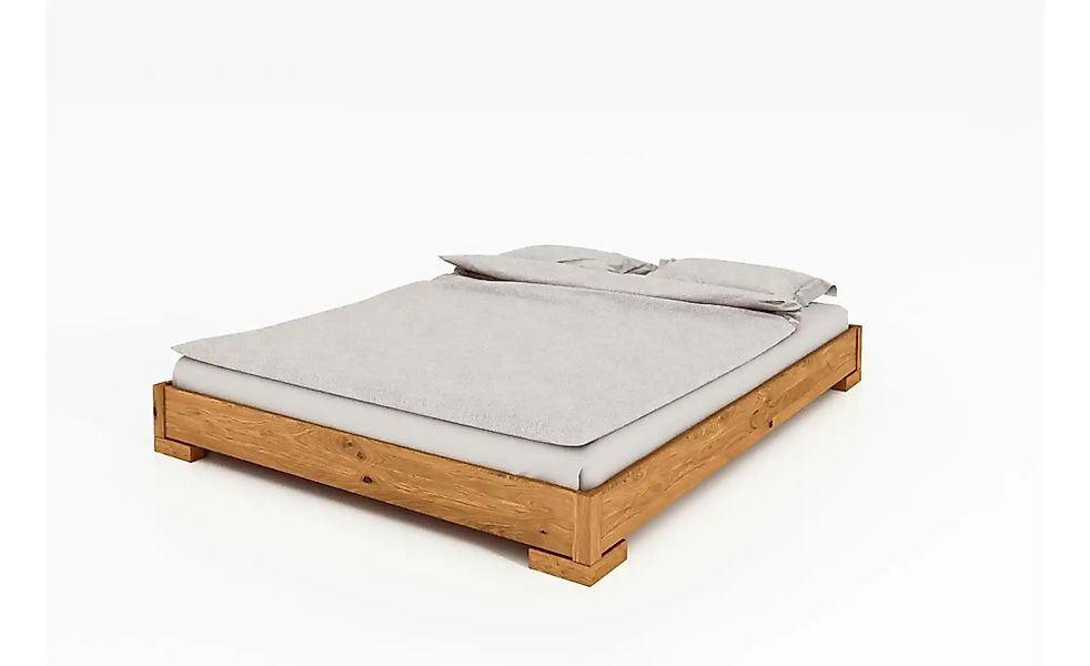 Massivholzbett ohne Kopfteil Felix ¦ holzfarben ¦ Maße (cm): B: 125 H: 22 B günstig online kaufen