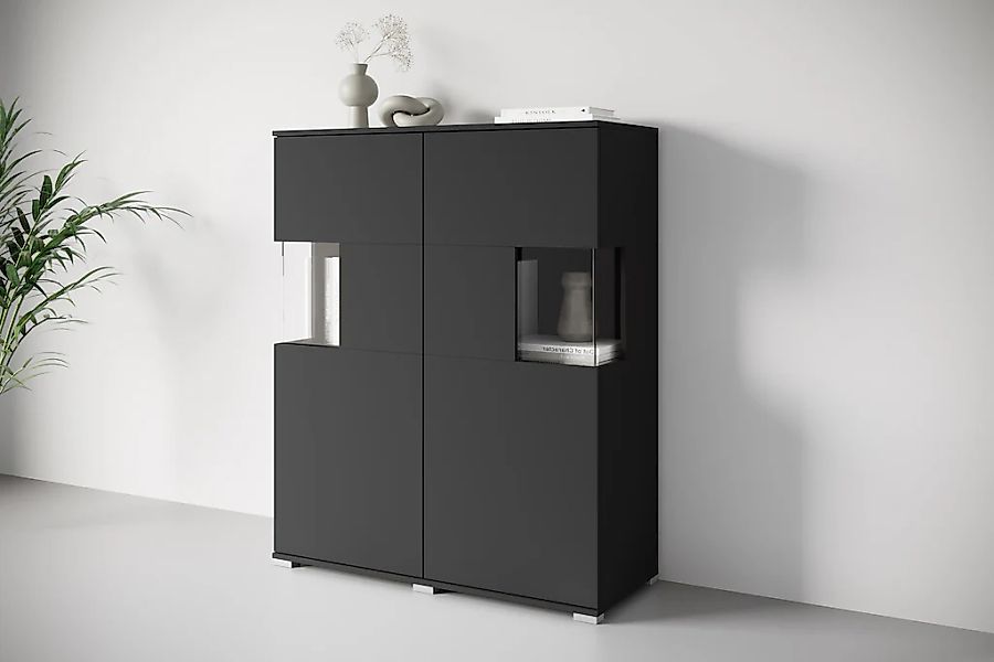 INOSIGN Highboard "Kenia", (1 St.), Modernes Highboard mit Glastüren, Breit günstig online kaufen