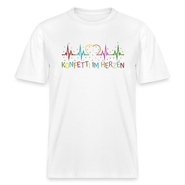 Spreadshirt T-Shirt Konfetti im Herzen Herzschlag günstig online kaufen