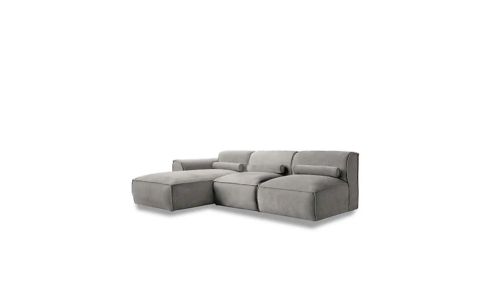 Miuform Ecksofa modular Flex Felix ¦ grau ¦ Maße (cm): B: 244 H: 70 Polster günstig online kaufen