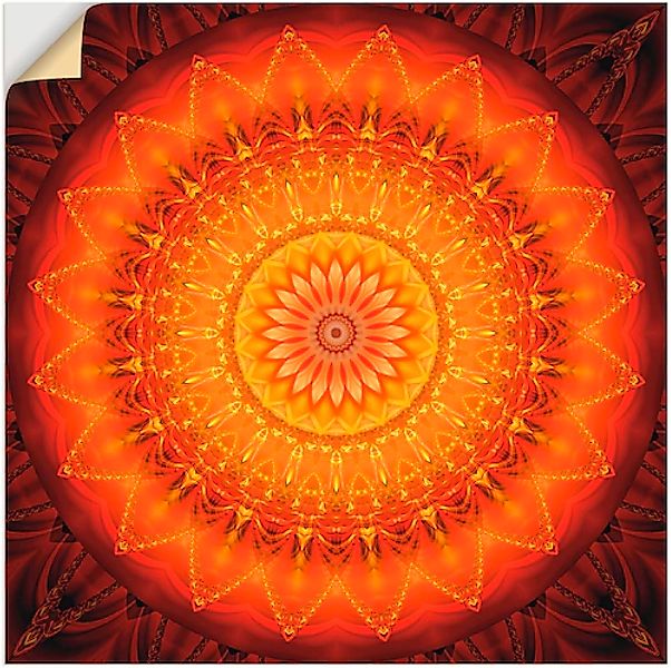 Artland Wandbild »Mandala Energie 1«, Muster, (1 St.), als Leinwandbild, Po günstig online kaufen