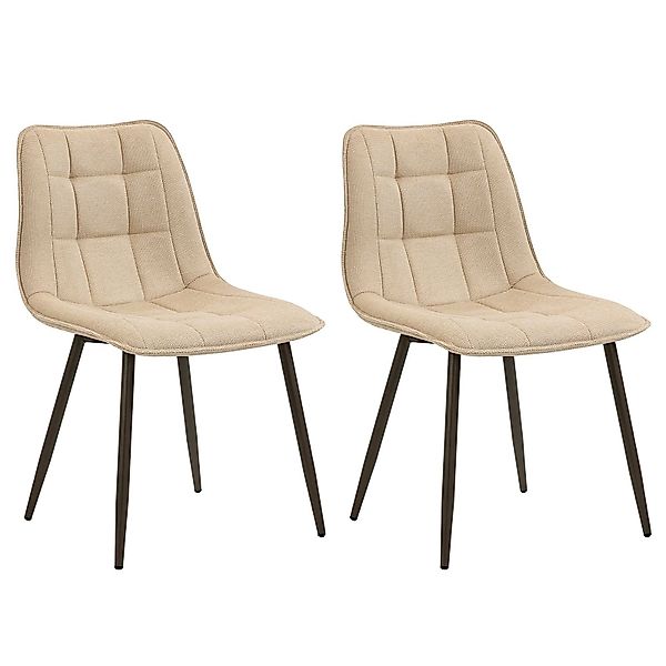 CARO-Möbel Esszimmerstuhl MALAGA (2 St), Küchenstuhl günstig online kaufen
