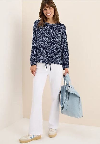 Print-Bluse mit Tunnelzug günstig online kaufen