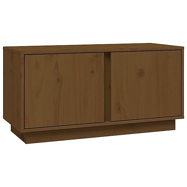 vidaXL TV-Schrank TV-Schrank Honigbraun 80x35x40,5 cm Massivholz Kiefer günstig online kaufen