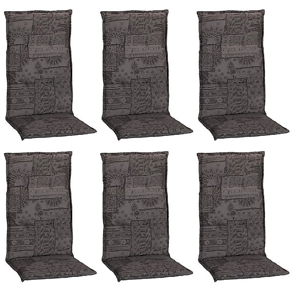 Beo Sitzauflage Hochlehner Boa Vista 6er-Set Braun günstig online kaufen