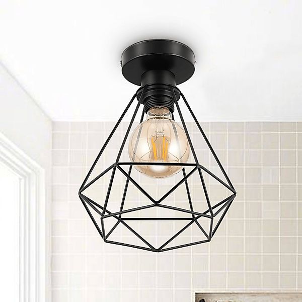WILGOON Deckenleuchte Industrielle Hängeleuchte Vintage Lampe günstig online kaufen