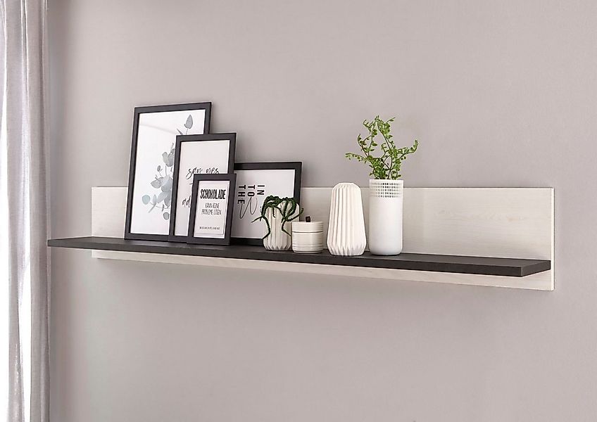 Home affaire Wandregal SHERWOOD, in modernem Holz Dekor, Breite 160 cm günstig online kaufen
