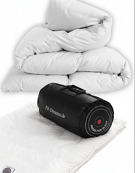 FIT DREAMS PRESS FOR SLEEP Bett-Set Premium Ganzjahresdecke - klimaregulier günstig online kaufen