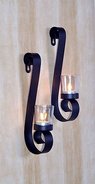 Gravidus Wandkerzenhalter Wandkerzenhalter 2er Set Teelichthalter Deko günstig online kaufen