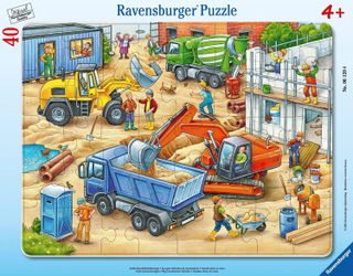 Ravensburger Puzzle Große Baustellenfahrzeuge. 30-48 Teile günstig online kaufen