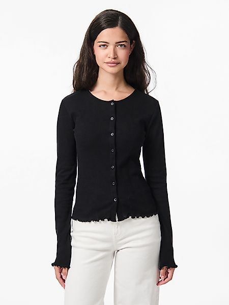 pieces Strickjacke PCMARIE LS POIN CARDIGAN günstig online kaufen