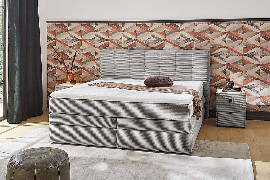 Jockenhöfer Gruppe Boxspringbett »Amy« mit Bettkasten und Kaltschaum-Topper günstig online kaufen