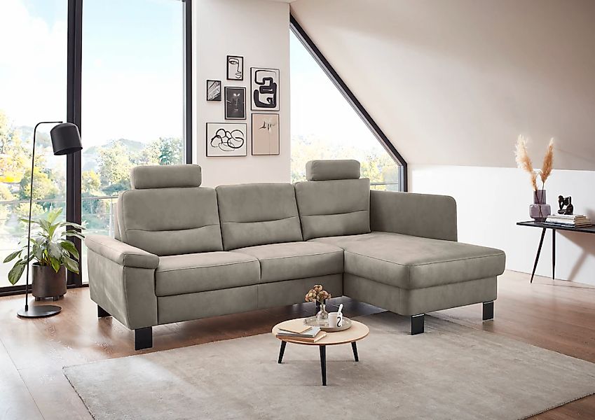 Die PlanBar Ecksofa "PP-PF23172" Eckgarnitur mit besonders kleinem Stellmaß günstig online kaufen