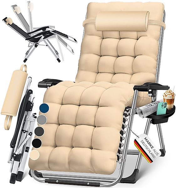 KESSER Gartenliege, Sonnenliege Liegestuhl Klappbar + günstig online kaufen