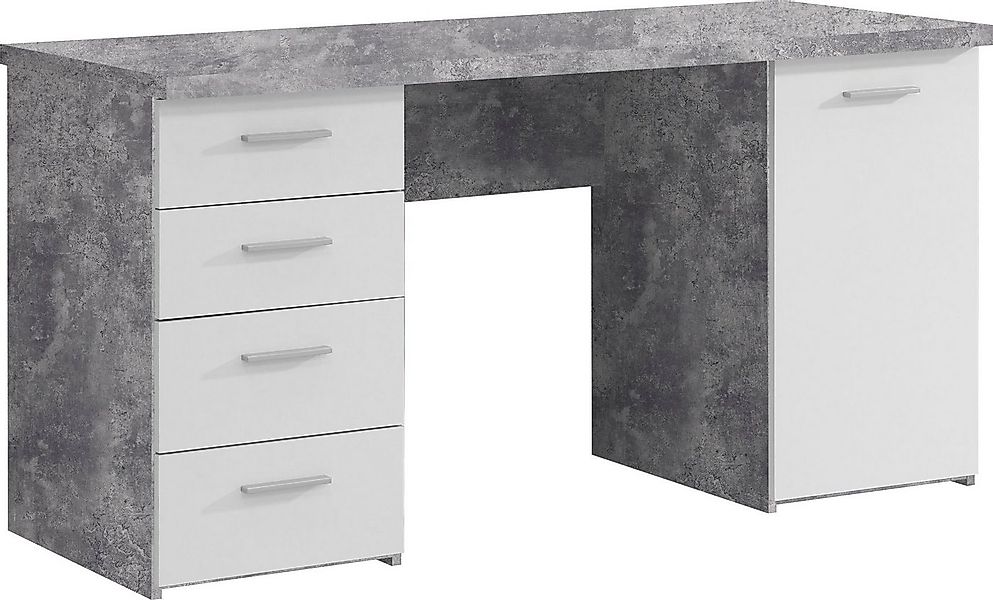 FORTE Schreibtisch Netta, Breite 145 cm, mit Schubladen günstig online kaufen