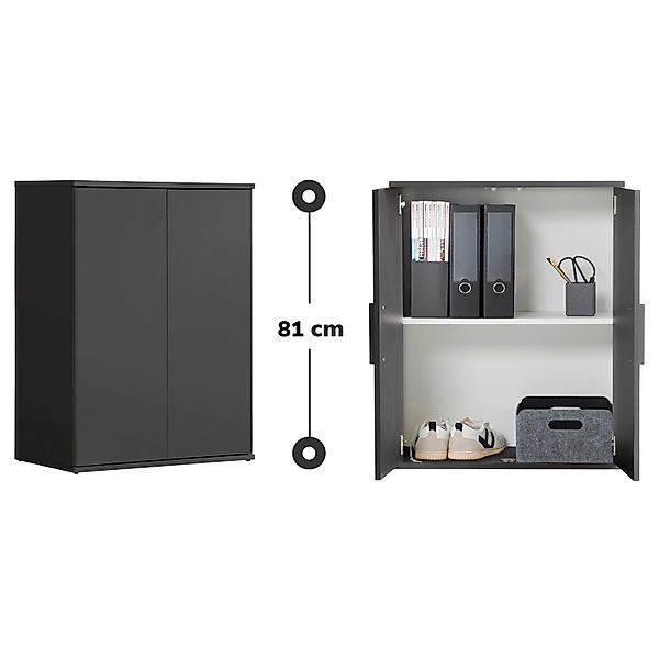 mokebo Mehrzweckschrank Der Kurze (60x81 cm, mit Einlegeboden) Aktenschrank günstig online kaufen