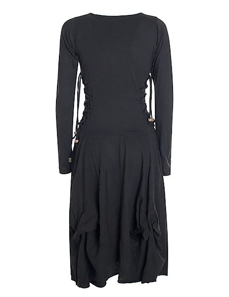 Vishes Midikleid Langes Langarm Bio Ballonkleid günstig online kaufen