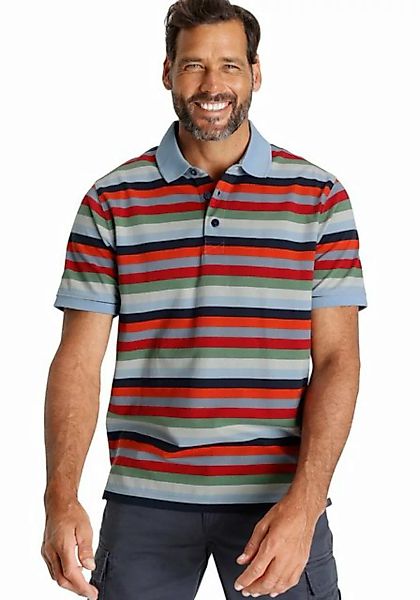 Man's World Poloshirt mit multicolor Streifen günstig online kaufen