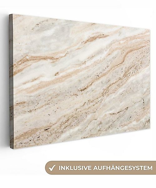OneMillionCanvasses® Leinwandbild Marmor - Steine - Quarz - Textur, Fotodru günstig online kaufen