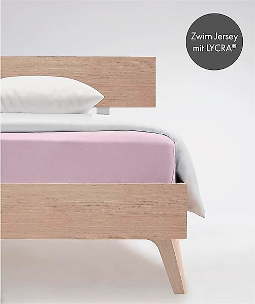 fleuresse Spannbettlaken Comfort Jerseyspannlaken, 96% Baumwolle, günstig online kaufen