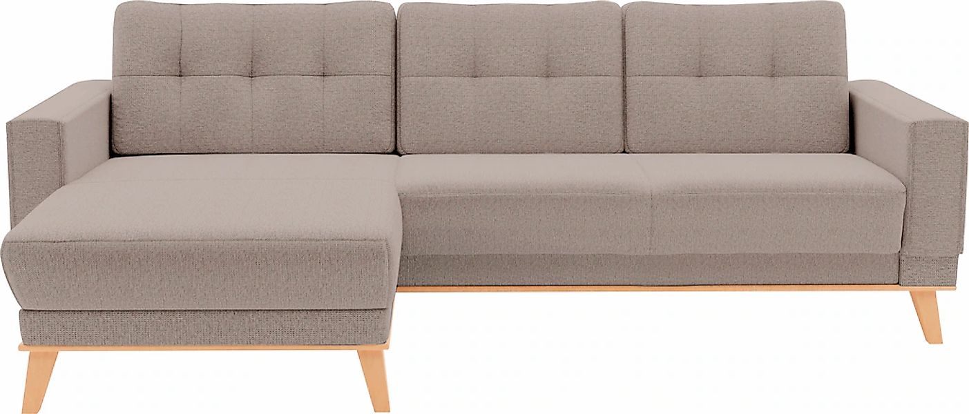 sit&more Ecksofa "Lavida L-Form", wahlweise mit Kippfunktion und Bettkasten günstig online kaufen