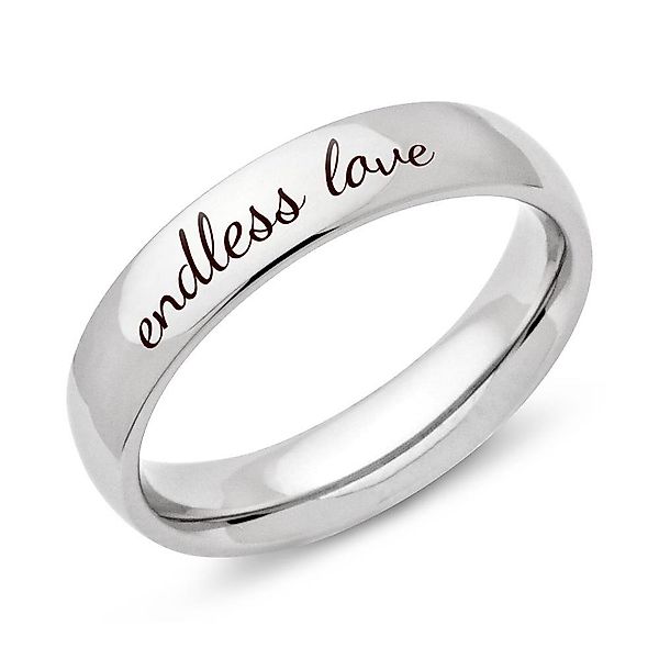 Unique Fingerring Polierter Edelstahlring von Unique günstig online kaufen