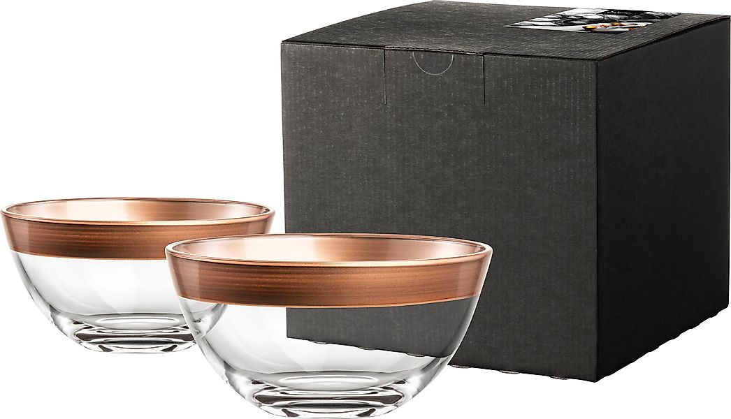 Eisch Germany Müslischale »KAYA COPPER«, 2 tlg., aus Kristallglas, im Gesch günstig online kaufen