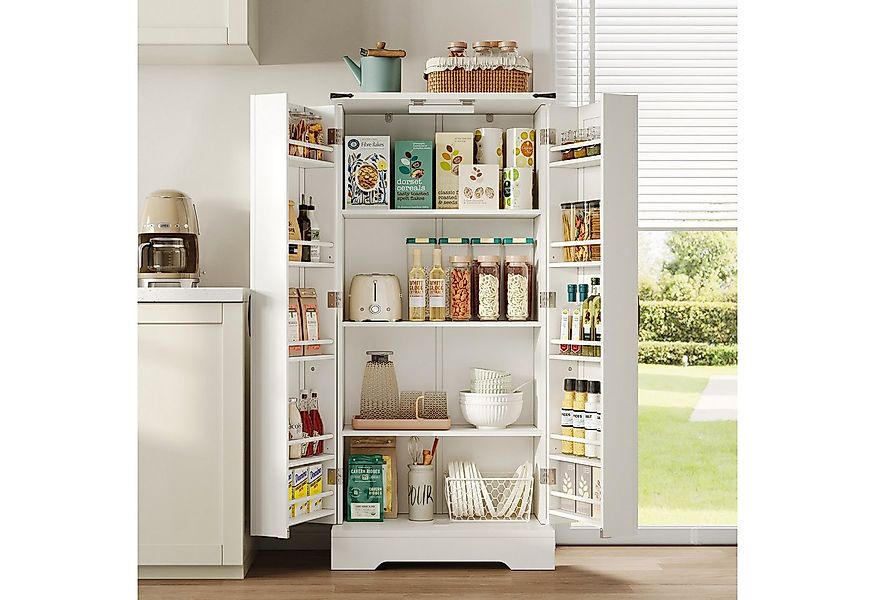 REDOM Sideboard Modernes Küchenschrank (mit LED-Beleuchtung – Freistehender günstig online kaufen