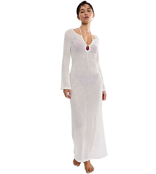 Triumph Strandkleid "Beach MyWear Crochet Long Dress LSL" weiches Häkeldesi günstig online kaufen